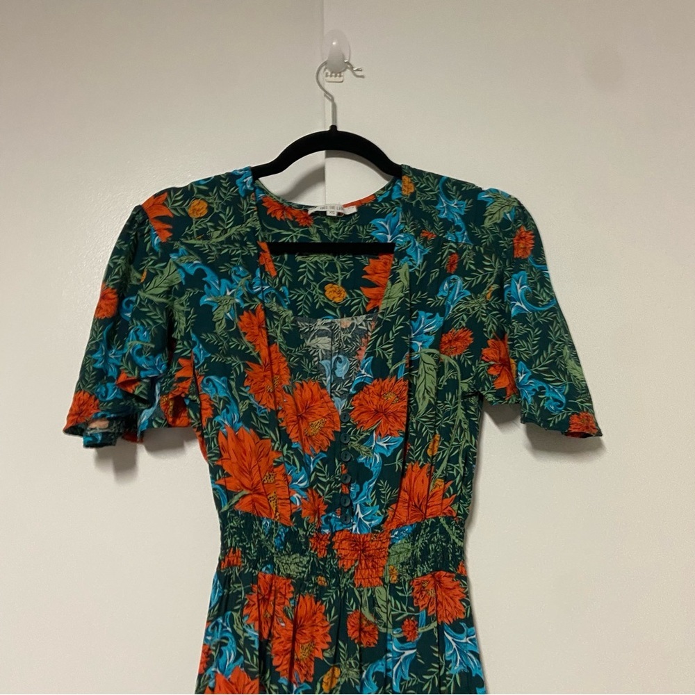 Anthropologie Abel the Label Fantasy Floral Tiered Maxi Dress Size XS - Picture 4 of 8